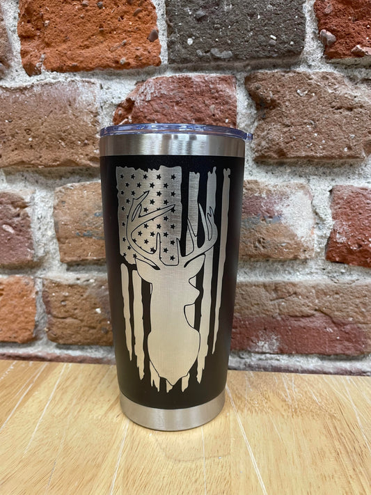 Buck Flag Tumbler